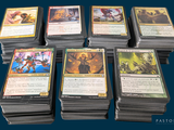 a lot of cards sitting on top of each other