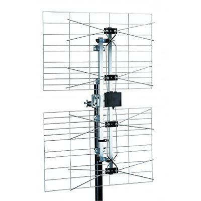 ATELYS - Antenne Panneau UHF Extérieure - 4 dipôles en X - R…