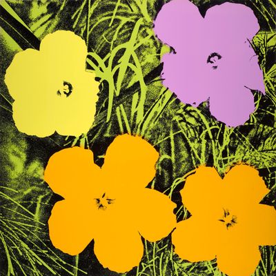 Andy Warhol, « Four Flowers, de la collection Andy Warhol », 1970