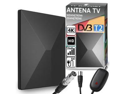 Récepteur TV DVB-T2 HD avec câble et antenne