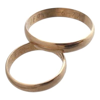 2 ALLIANCES or jaune poids 5.5 g TDD 67-53 - Photo 1