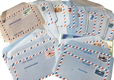TIMBRE-POSTE - FRANCE - Neufs - 90 aérogrammes dont plusieur…