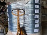 a pallet with a bunch of wires on it in a warehouse