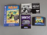 several video games are sitting on a table next to each other