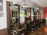 many chairs in the salon waiting to be used