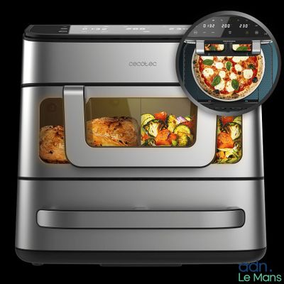an image of a pizza oven with a pizza in it