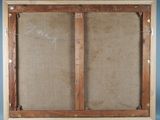 an old picture of a picture frame with a picture on it
