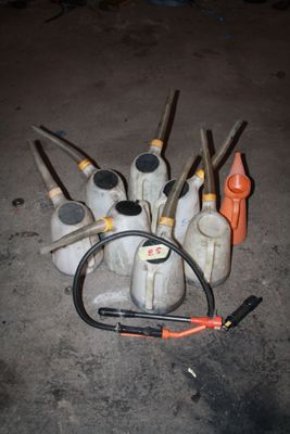 tout un tas d'outils qui traînent par terre