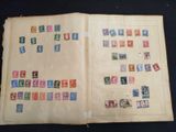 a book with a lot of stamps on it