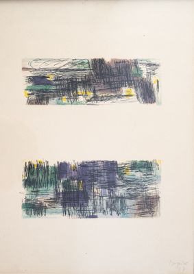 Jean René BAZAINE (1904-2001), Composition, lithographie sig…