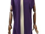 gilet violet sur un mannequin