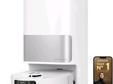 an image of a white roombake with a phone next to it