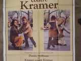 movie poster for kramer on the kranker starring dustin hoffman and karen hoffman