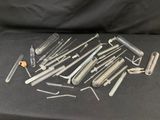 a lot of tools that are sitting on a table