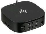 a close up of a small black device on a white background