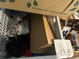 a cardboard box that has a price label on it