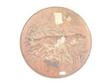 a picture of a coin with a picture of a bird on it
