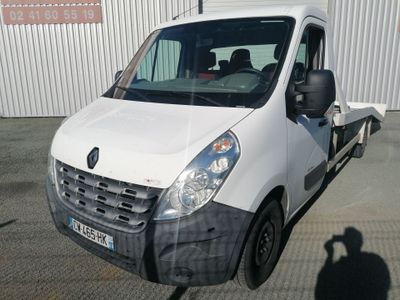 a white van that is parked in a parking lot
