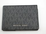 Portefeuille Michael Kors noir orné d'un logo doré