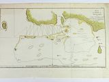 an old map of the island of st john in the middle of the ocean