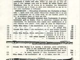 an old sheet with a picture of a clarinet and a flute