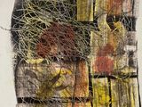 une image d'une œuvre d'art qui se trouve sur un mur