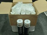 a box of batteries sitting on a table next to a box of batteries