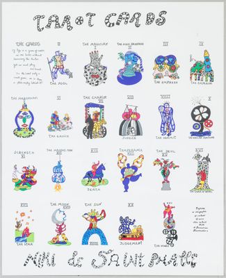 a drawing of a poster with a bunch of different things on it