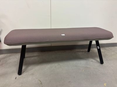 Travail contemporain Banc d'entrée 4 places en tissu et pièt…