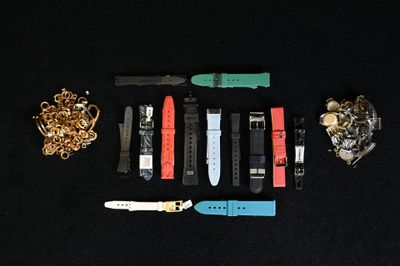 Ensemble de bracelets de montre dans des matériaux divers et…