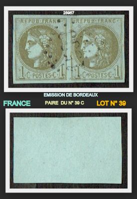 two different stamps with a picture of a woman and a man on them