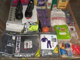 a box full of items that are sitting on the floor