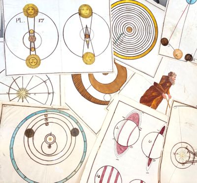 [Sciences] 32 grandes planches didactiques manuscrites du XV…