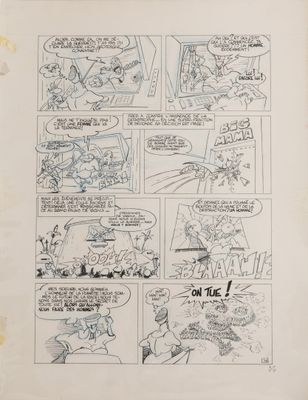 an image of a page from a comic strip with a cartoon character