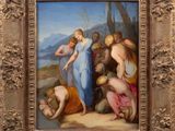 an image of a painting of a group of people in a field