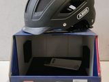 a helmet that is sitting on top of a box
