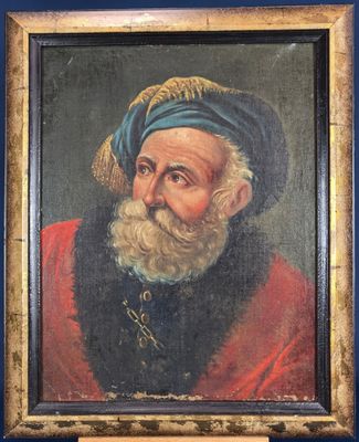 Une école Française XIXe, "Portrait d'un homme", huile sur t…