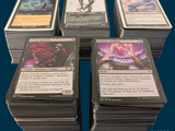 a lot of cards sitting on top of each other