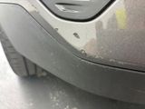 a close up of the front bumper of a car