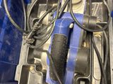 a blue box with tools inside of it