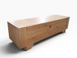an image of a wooden chest on a white background