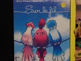 two children ' s books about birds on a wire