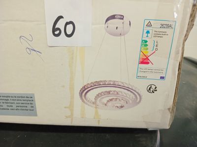 @@@ 4 suspensions SERPENTIN LED alu ref 26239 AL - NEUF EN C…