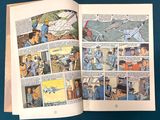 a page from a comic book with a picture of a man in uniform