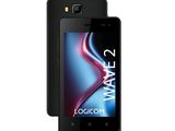 gros plan d'un téléphone portable sur fond blanc