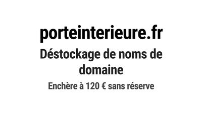 Nom de domaine porteinterieure.