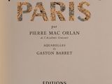 an open book with a picture of the title of the paris opera