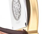 an image of a close up of a watch on a white surface