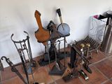 a lot of tools that are sitting on the floor