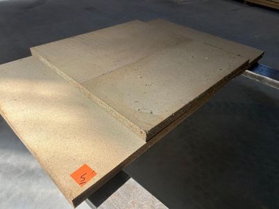 Lot de 2 plateaux agglomérés en 40 mm